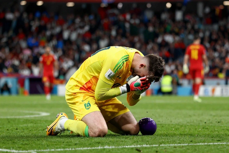 Lesão na coxa tira Courtois do jogo Bélgica x Espanha; goleiro deixa campo chorando