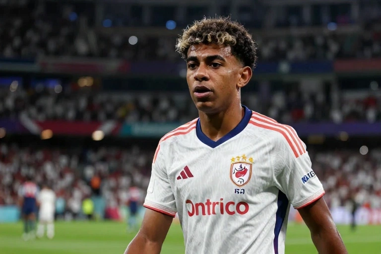 Lamine Yamal usa frases em faixas de cabeça para impulsionar marca pessoal durante a Copa