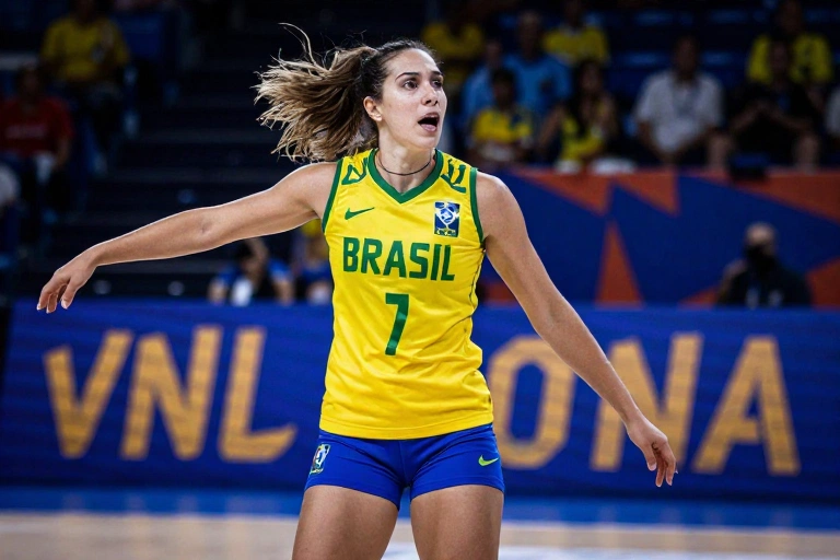 Tailândia domina Brasil de reservas e acende alerta na VNL feminina