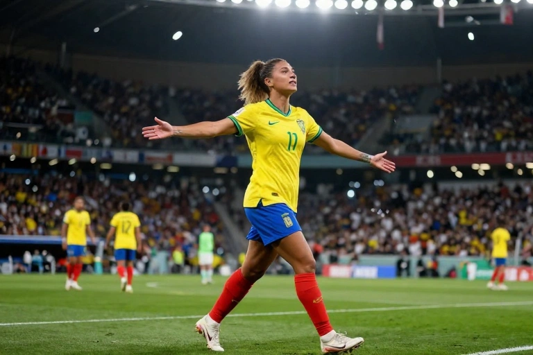 Cantora Ana Mena interrompe show ao vivo para comemorar gol da vitória da Espanha