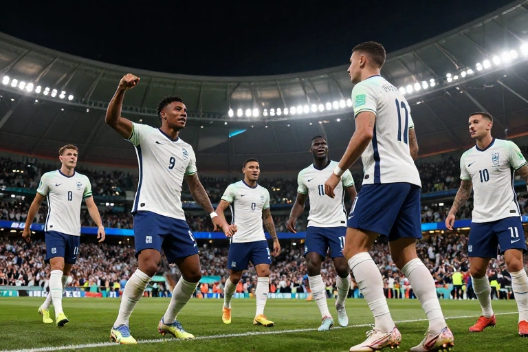 Cantar ‘Wonderwall’ uniu jogadores e torcida: o hino improvisado da Inglaterra na Copa