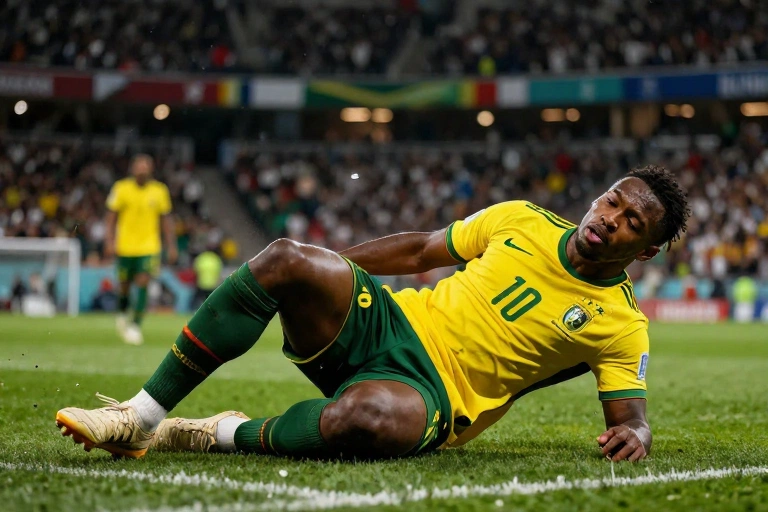 A dor de Onana: volante da Bélgica desaba após lesão no joelho que o tirou da Copa do Mundo