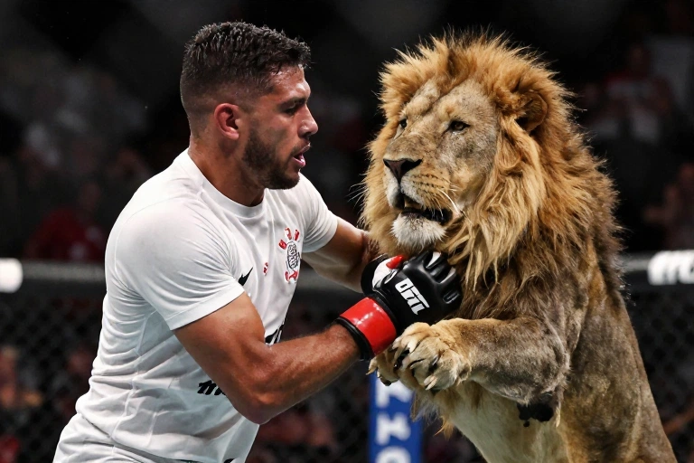 Mata-leão em amistoso? Zagueiro do Corinthians é agarrado pelo pescoço em cena de UFC; veja o pavor