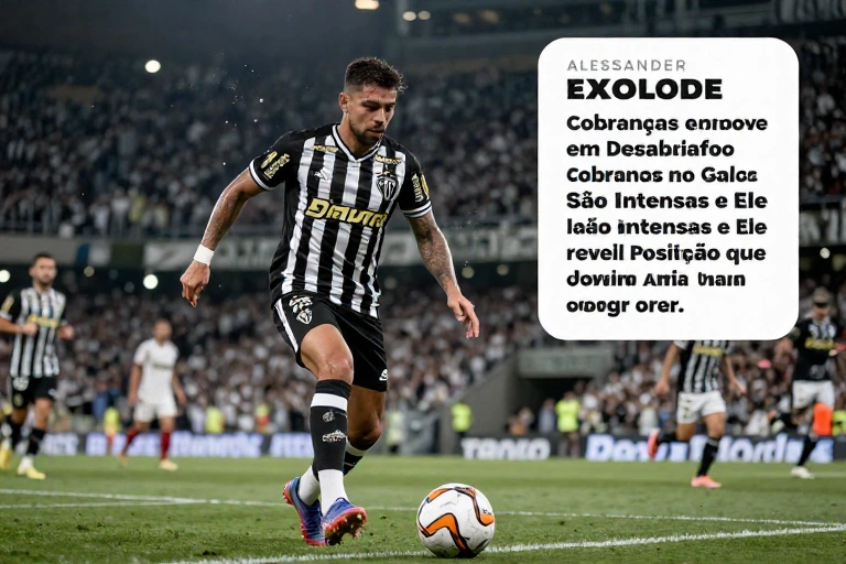 Alexsander Explode em Desabafo: Cobranças no Galo São Intensas e Ele Revela Posição que Mais Ama Jogar