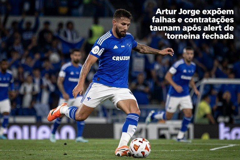 Artur Jorge detona elenco do Cruzeiro: testes expõem falhas e contratações travam após alerta de ‘torneira fechada’