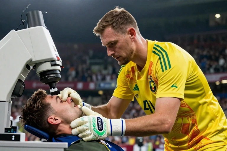 Lesão grave descartada: exame traz alívio para Courtois após eliminação belga