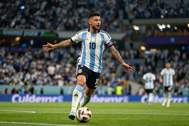 Catimba de Flaco López na Argentina x Suíça: o lance que a transmissão não mostrou