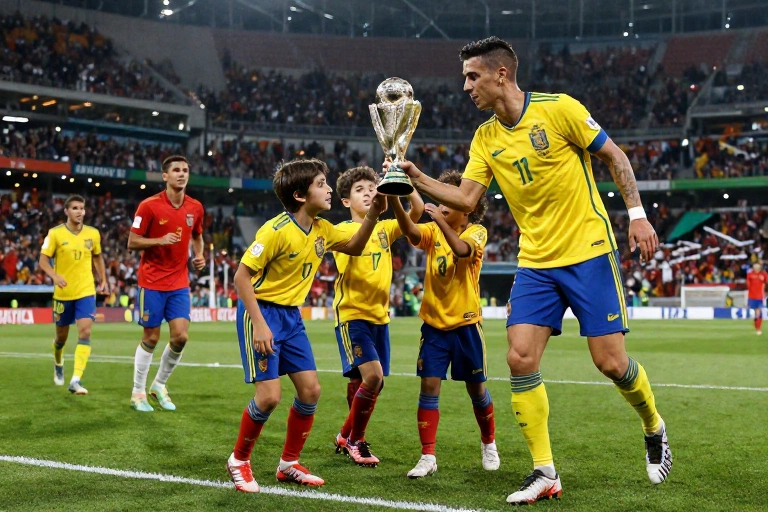 Jogadores da Espanha relembram infância durante título de 2010