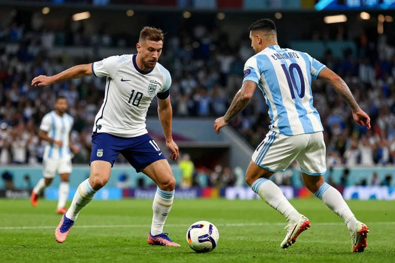 Celebridades prestigiam embate entre Inglaterra e Argentina