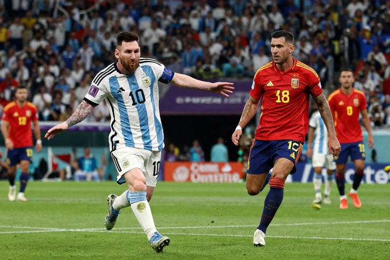 Argentina resiste por 106 minutos, mas Messi falha e Espanha humilha com ‘olé’ histórico na final da Copa