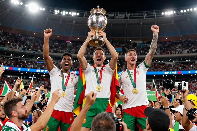 Espanha desfila com taça da Copa em Madri e multidão toma ruas após bicampeonato