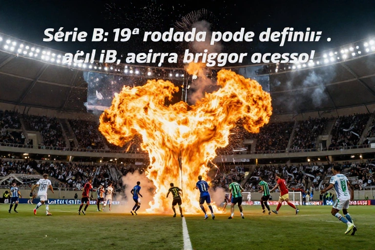 Pressão explode na Série B: 19ª rodada pode definir destinos e acirra briga por acesso!