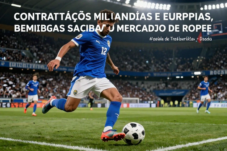 Janela de Transferências Explode na Europa: Contratações Milionárias e Surpresas Sacodem o Mercado da Bola Europeu
