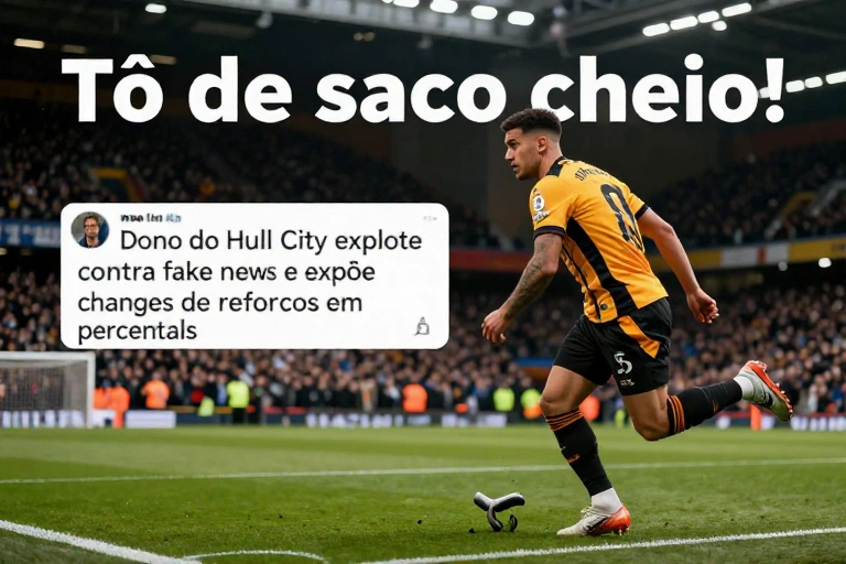 ‘Tô de saco cheio!’: Dono do Hull City explode contra fake news e expõe chances de reforços em percentuais