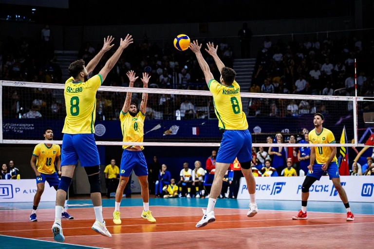 Seleção B arrasa Chile e avança invicta à semifinal da Sul-Americana de vôlei