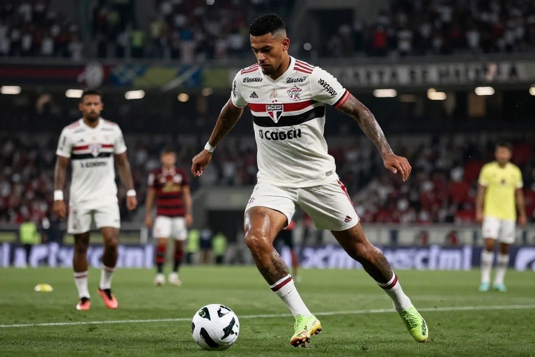Buta e Sabino na lista: São Paulo treina com mistério e Enzo Díaz pode ficar de fora contra o Flamengo