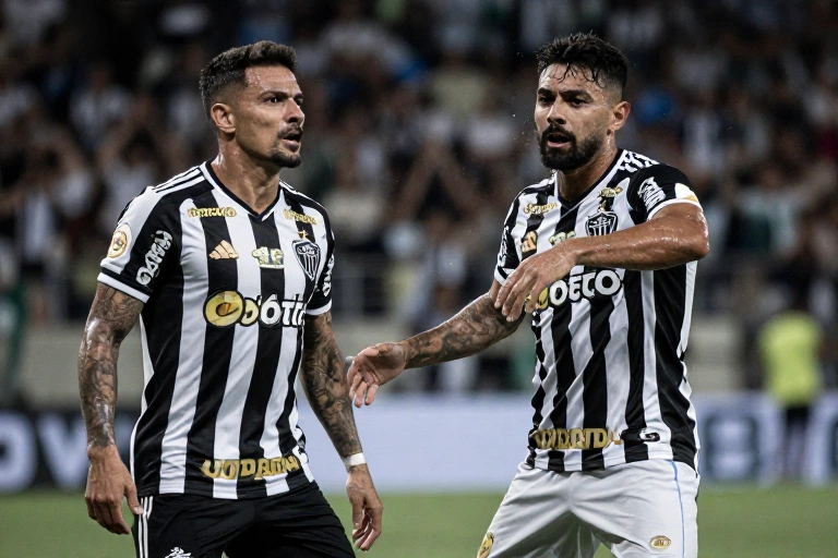 Dudu e Scarpa vivem drama no Galo: pressão explode e dupla busca retomada contra o Palmeiras
