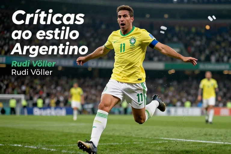 Críticas ao estilo argentino: Rudi Völler diz que seleção não serve de referência