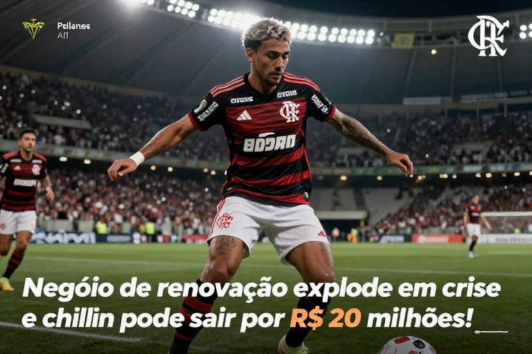 Pulgar foge do Flamengo? Negócio de renovação explode em crise e chileno pode sair por R$ 20 milhões!