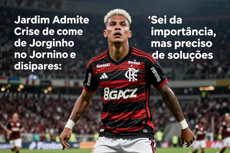 Jardim admite crise de Jorginho no Flamengo e dispara: ‘Sei da importância, mas preciso de soluções’