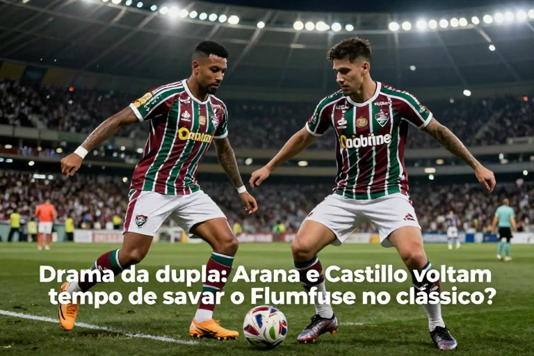 O drama da dupla: Arana e Castillo voltam a tempo de salvar o Fluminense no clássico?