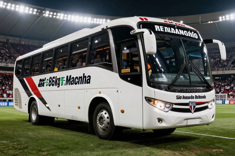 Apreensão Relâmpago na Bolívia: Ônibus do São Paulo é Flagrado com 86kg de Maconha a Poucas Horas do Jogo