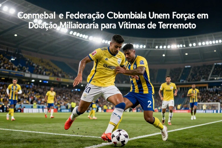 Conmebol e Federação Colombiana Unem Forças em Doação Milionária para Vítimas de Terremoto