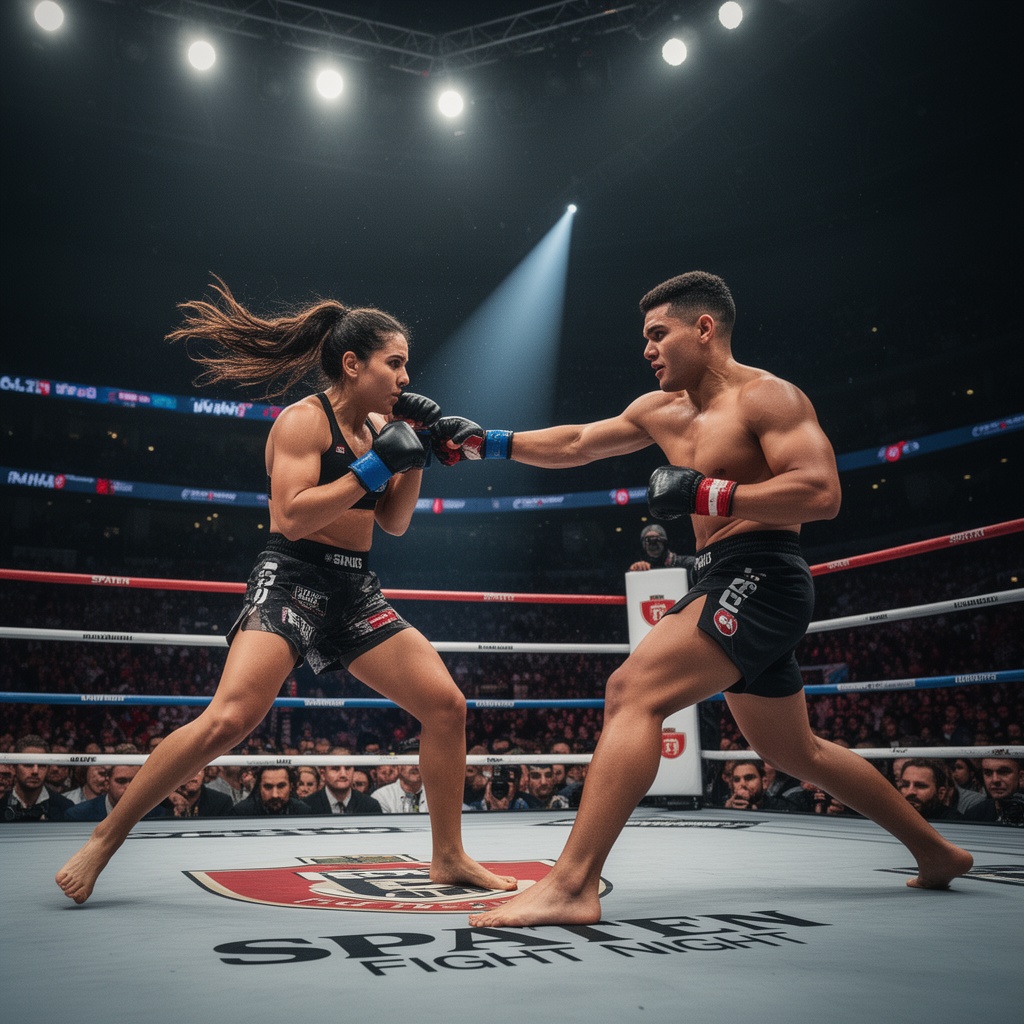 Bia Souza e Rafa Silva enfrentam desafio singular no Spaten Fight Night