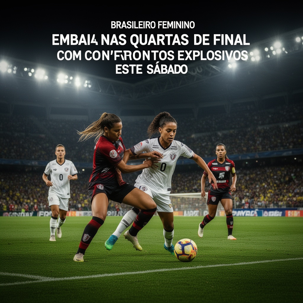 Brasileiro Feminino Embala nas Quartas de Final com Confrontos Explosivos Este Sábado