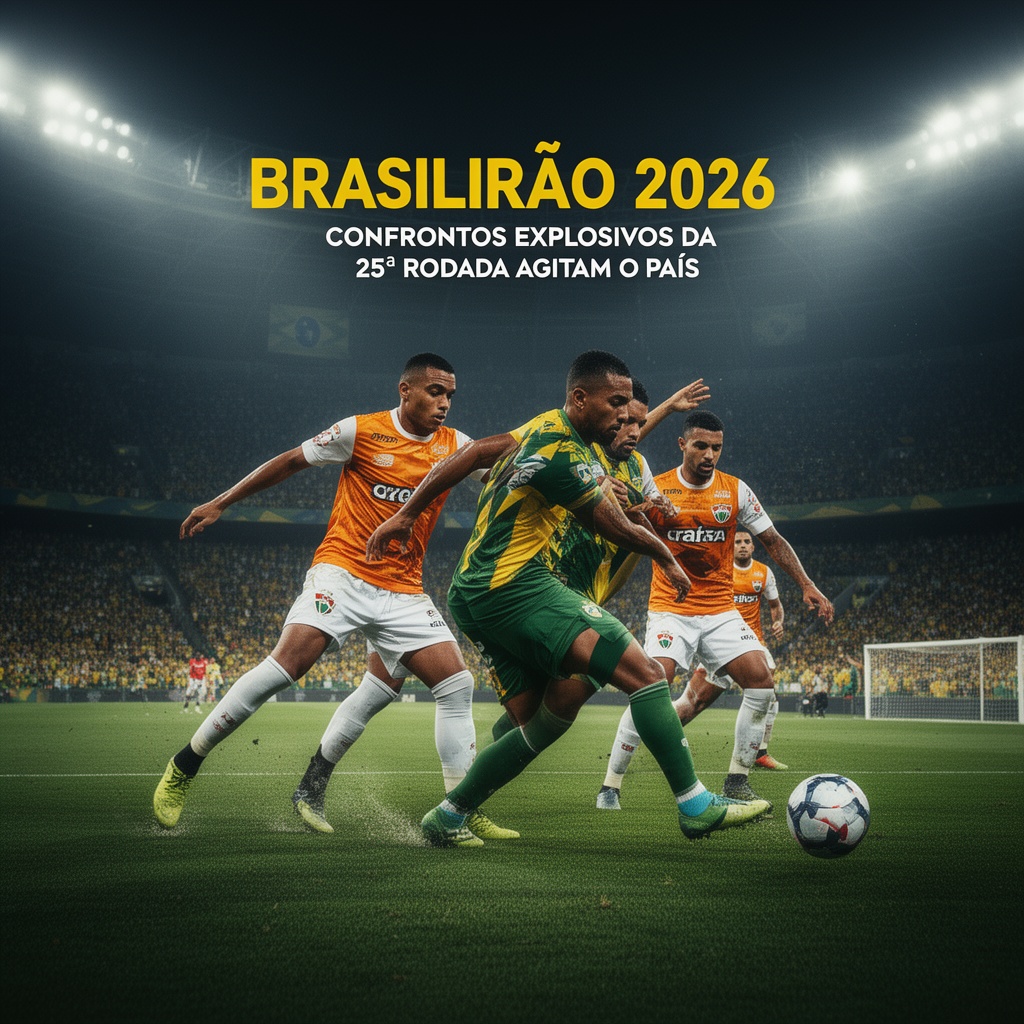 Brasileirão 2026: Confrontos Explosivos da 25ª Rodada Agitam o País
