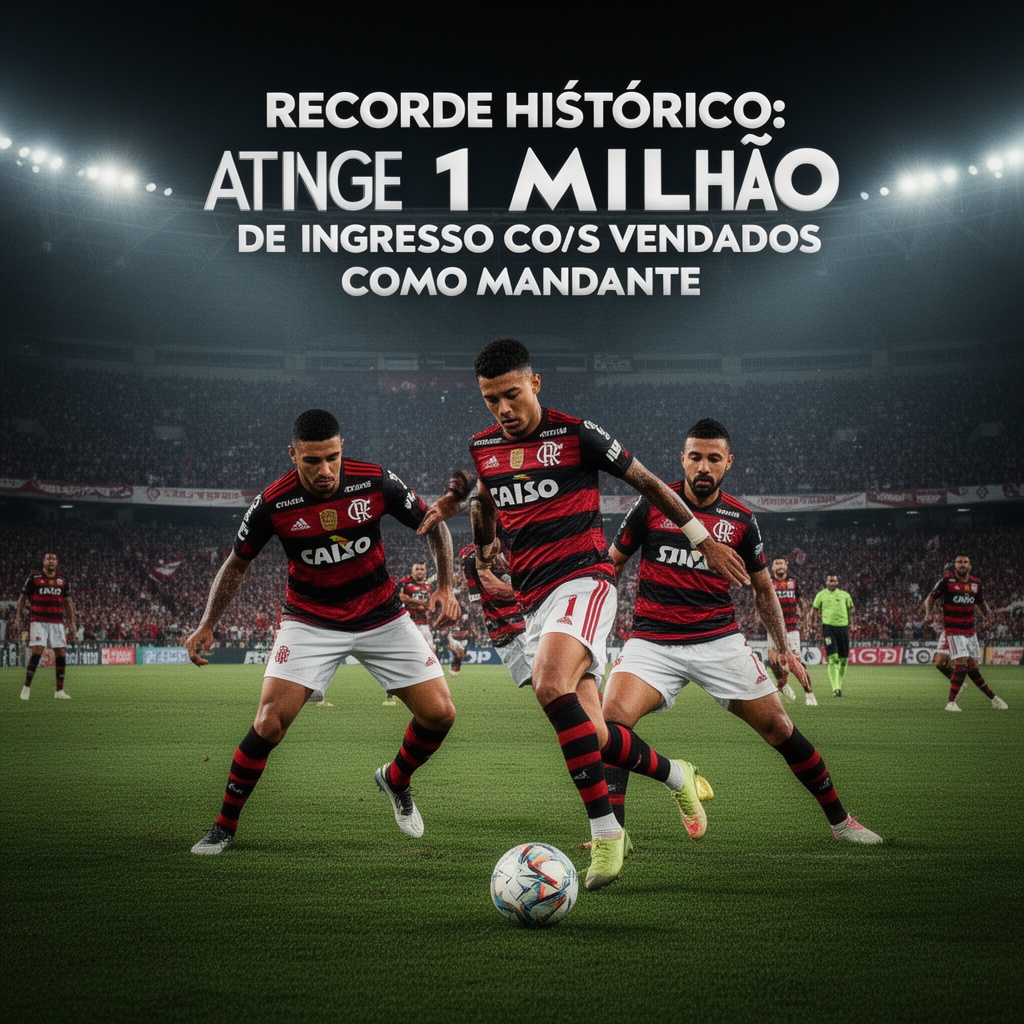 Recorde Histórico: Flamengo Atinge 1 Milhão de Ingressos Vendidos como Mandante