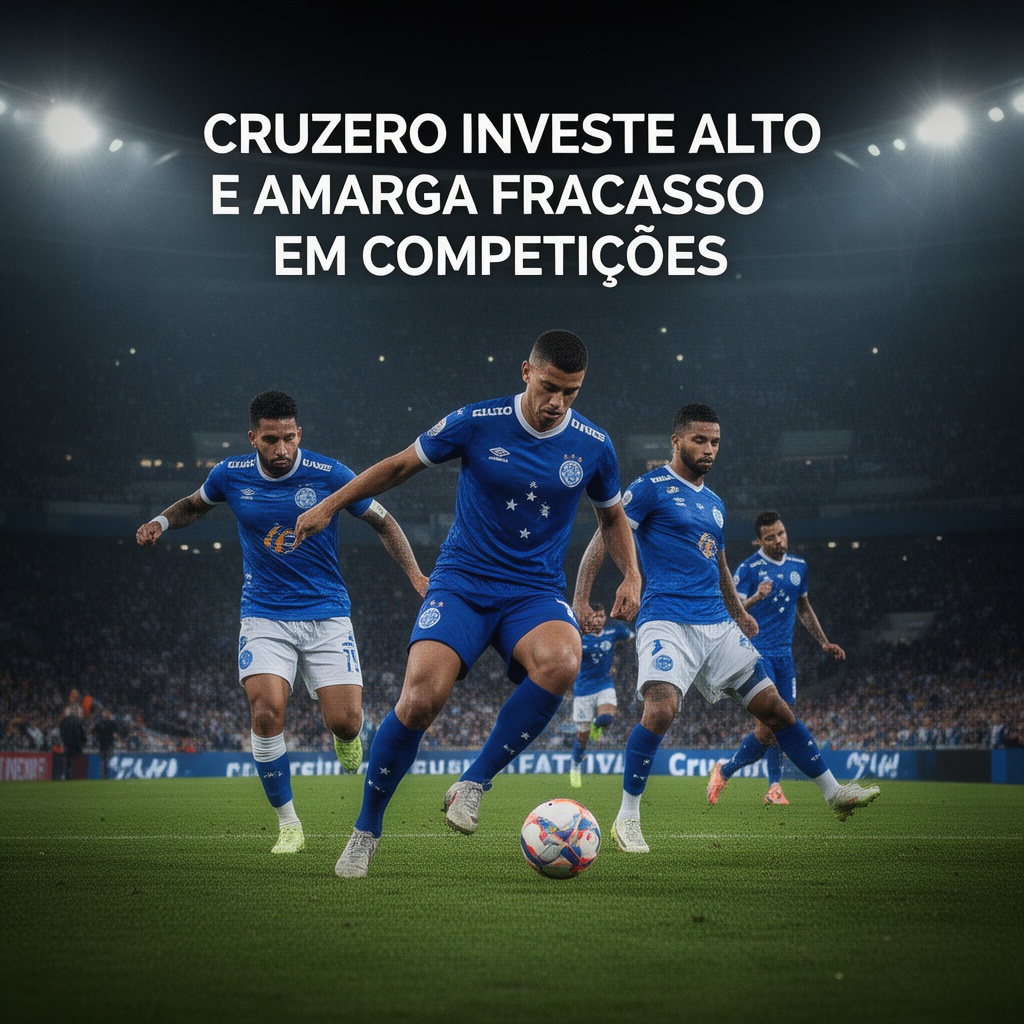 Cruzeiro Investe Alto e Amarga Fracasso em Competições
