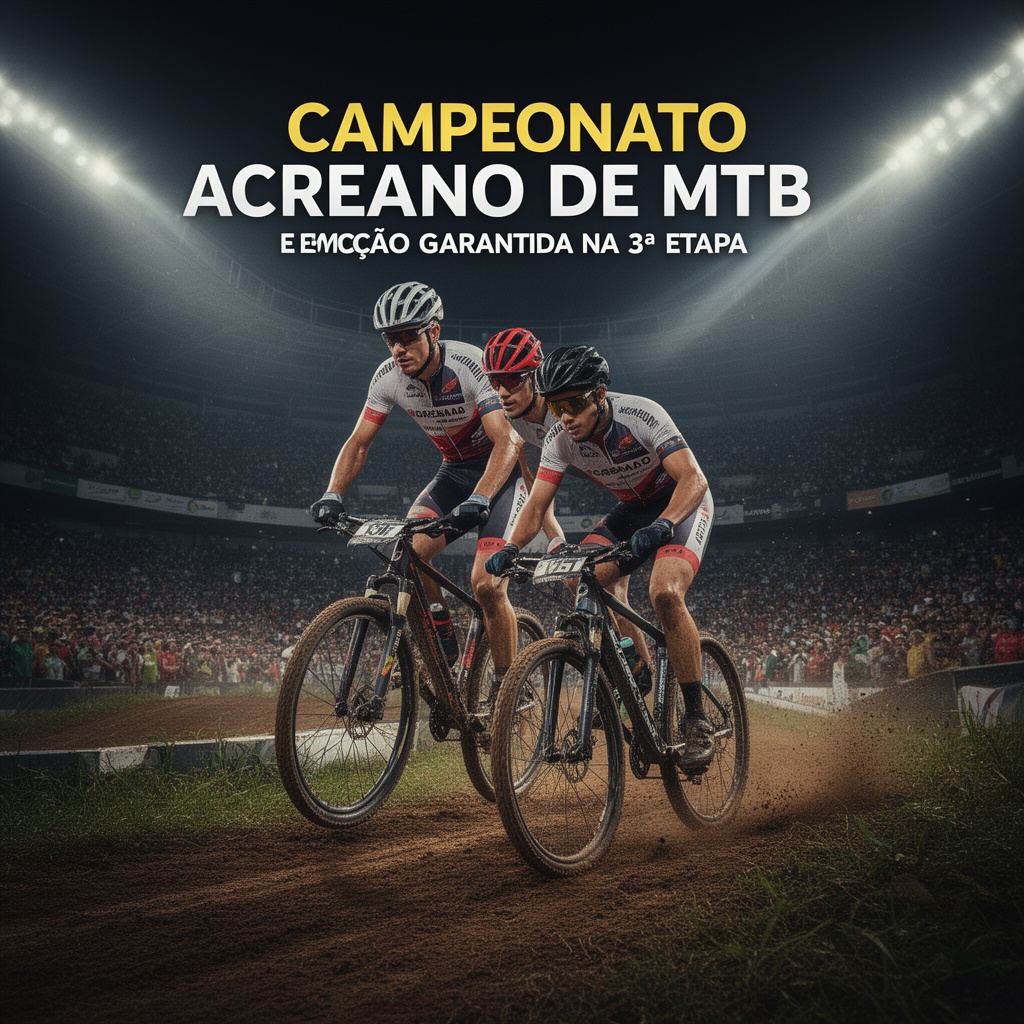 Campeonato Acreano de MTB: Inscrições Abertas e Emoção Garantida na 3ª Etapa