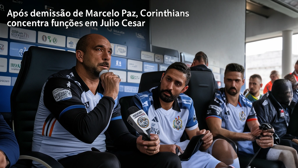 Após demissão de Marcelo Paz, Corinthians concentra funções em Julio Cesar