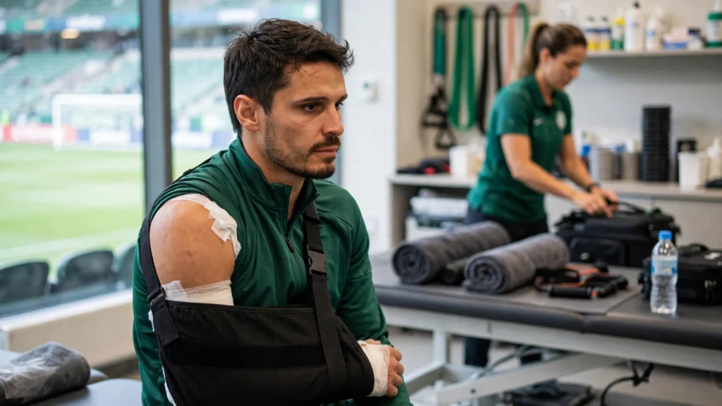 Cirurgia no ombro muda cenário de Raphael Veiga no Palmeiras