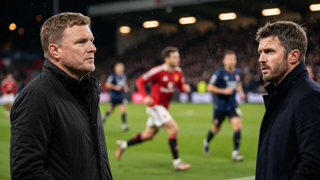Eddie Howe surge como favorito no United se Carrick cair