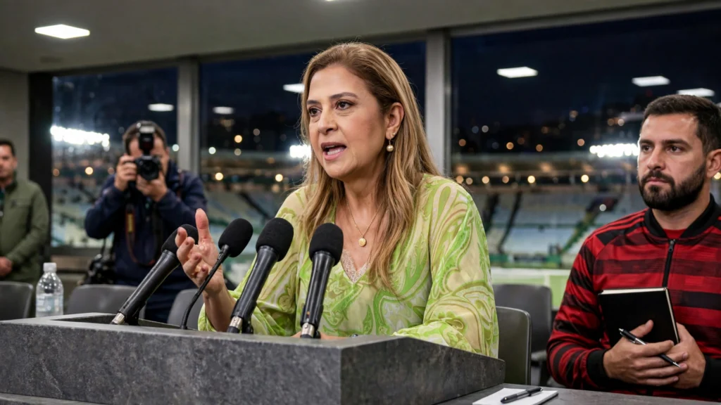 Leila chama reação do Flamengo de “ridícula” após queda na Libertadores