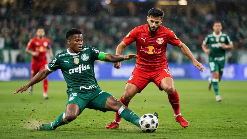 Defesa do Palmeiras trava o Bragantino e mantém o time na liderança