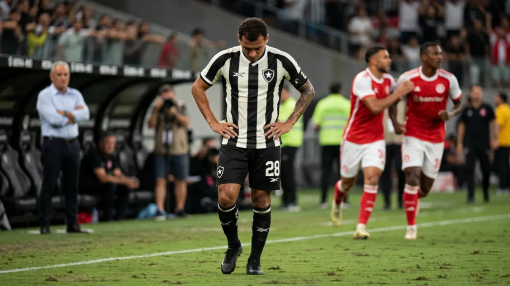 Derrota por 3 a 0 expõe novo impasse de Tite no meio-campo do Botafogo