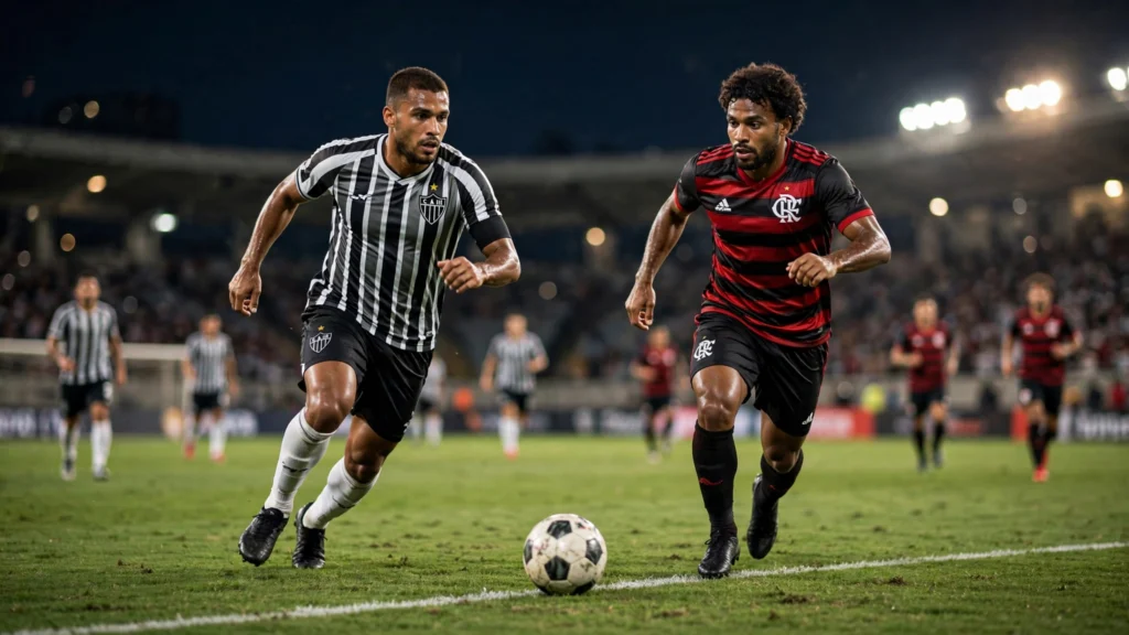 Atlético-MG encara o Flamengo com sete pendurados e alerta ligado para o clássico