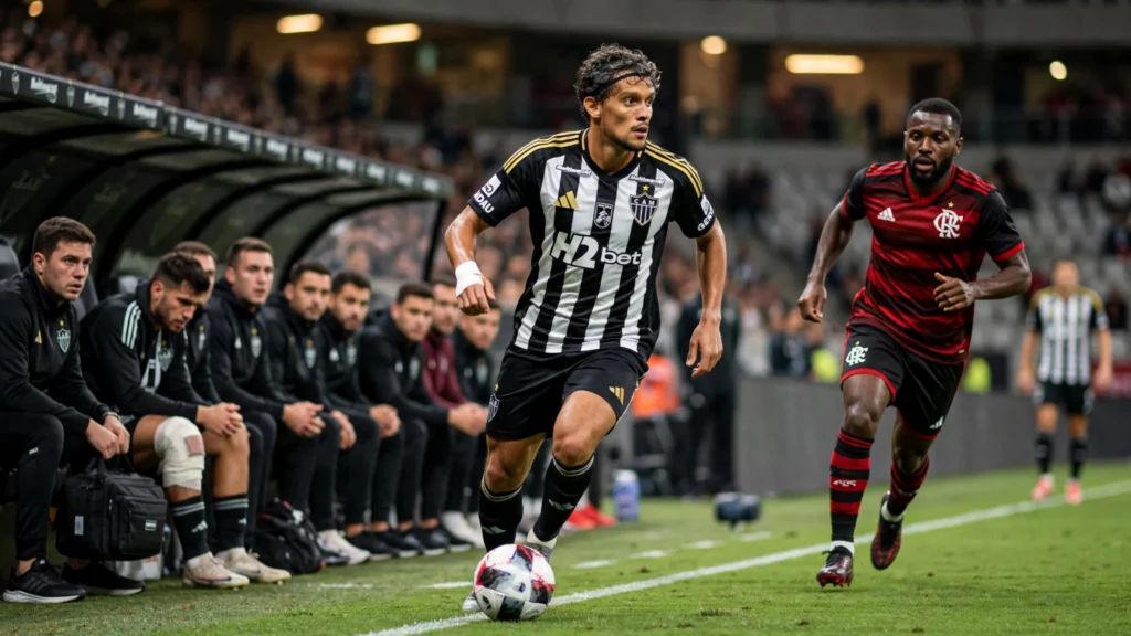 Scarpa volta, Cuello desfalca o Atlético e acende alerta contra o Flamengo
