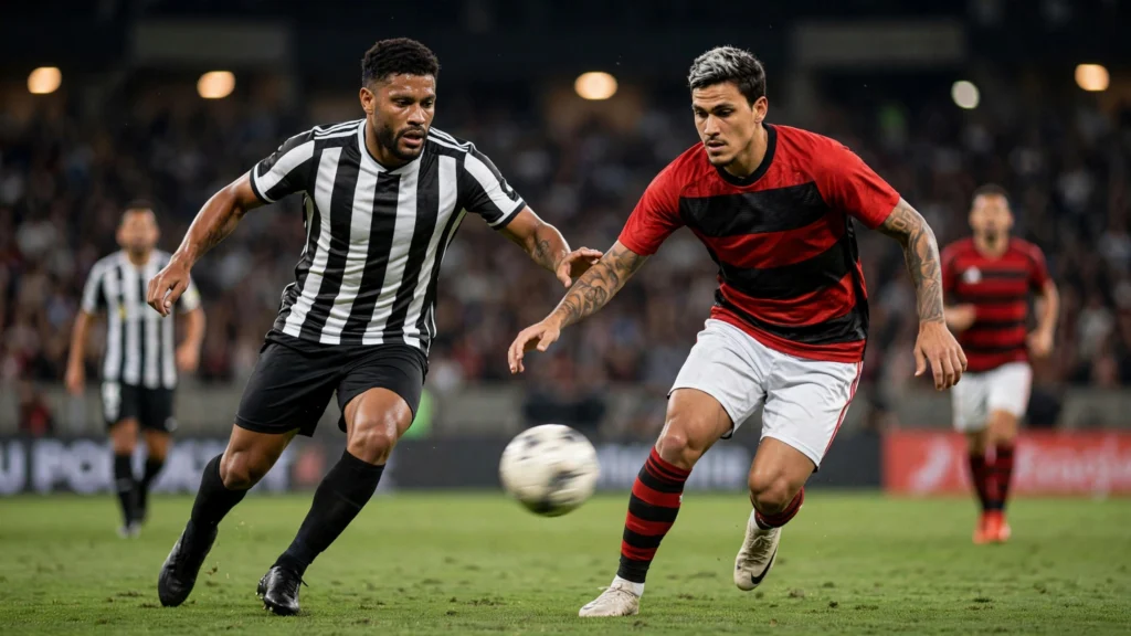 Atlético-MG encara o Flamengo com a ferida do 4 a 0 ainda aberta