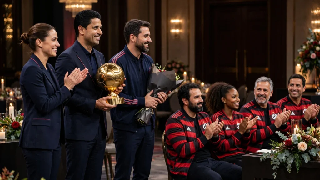 PSG conquista prêmio de clube do ano e Flamengo fica entre os finalistas