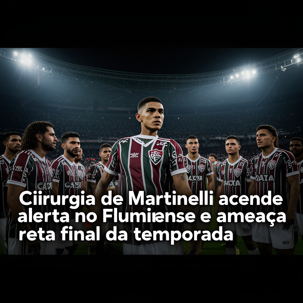 Cirurgia de Martinelli acende alerta no Fluminense e ameaça reta final da temporada
