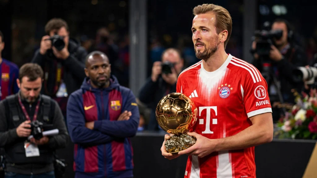 Kane conquista a Bola de Ouro, mas manchetes revelam leituras opostas