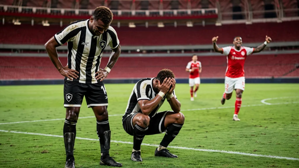 Três gols contra o Inter expõem o drama da defesa do Botafogo
