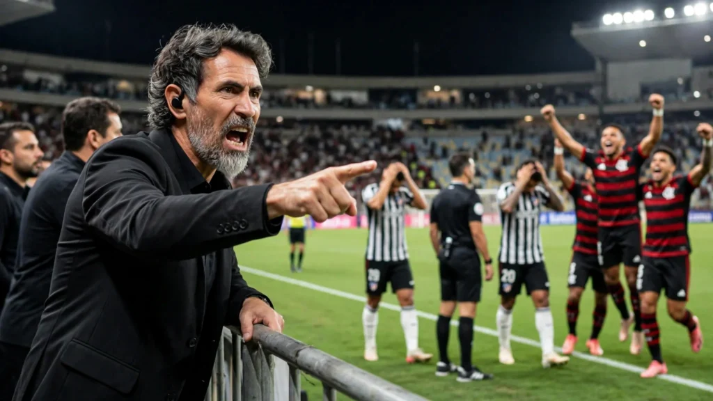 Domínguez contesta lance final, e derrota do Atlético-MG vira polêmica no Maracanã