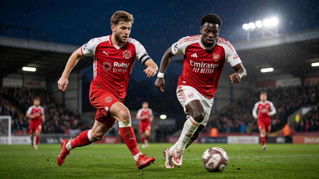 Fleetwood Town x Arsenal ganha holofotes na Copa da Liga Inglesa