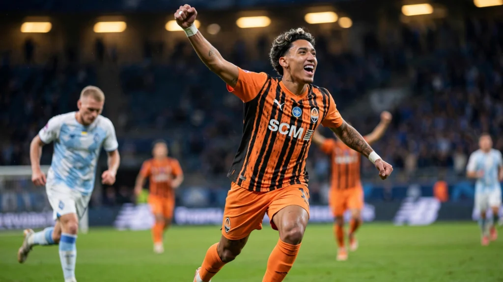 Isaque sai do banco, decide o clássico e põe Shakhtar nas quartas