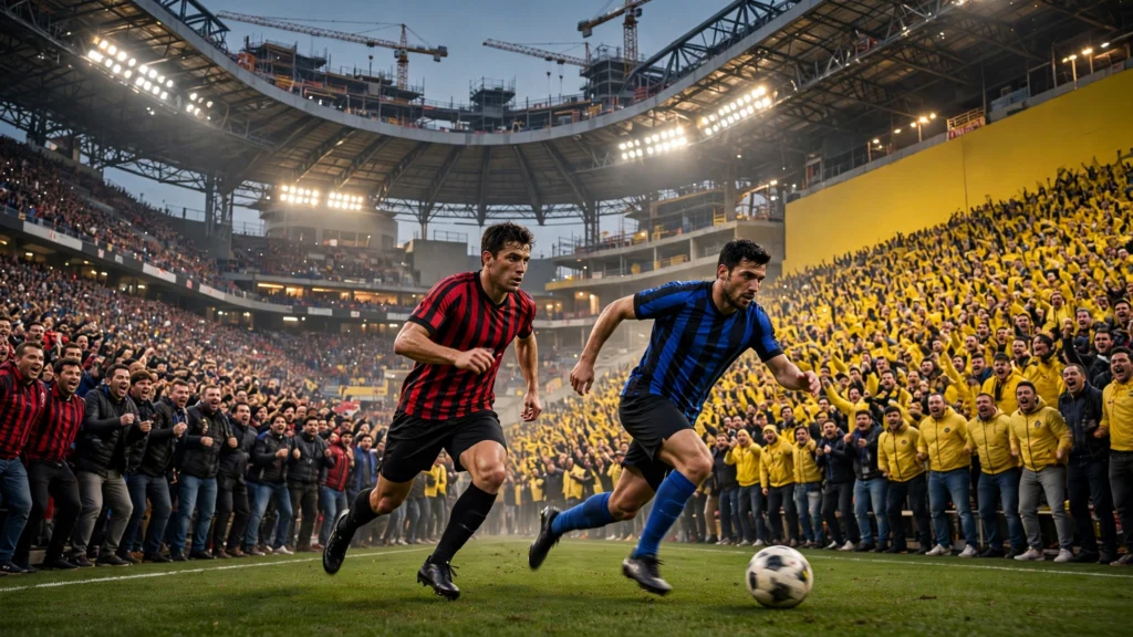 Novo San Siro aposta na Muralha Amarela e promete arquibancadas mais intensas